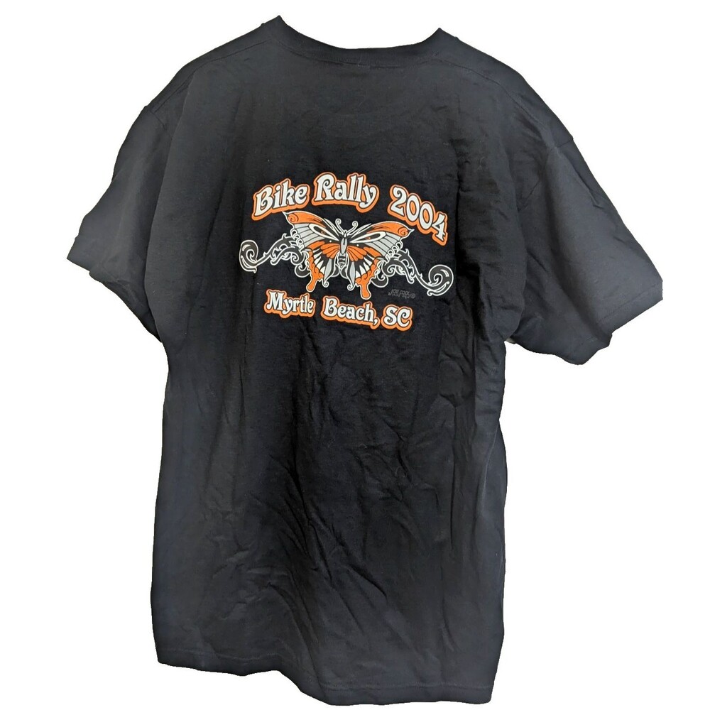 Vintage Myrtle Beach 2004 Biker Rally Tee Shirt Men's XL - Picture 2 of 4